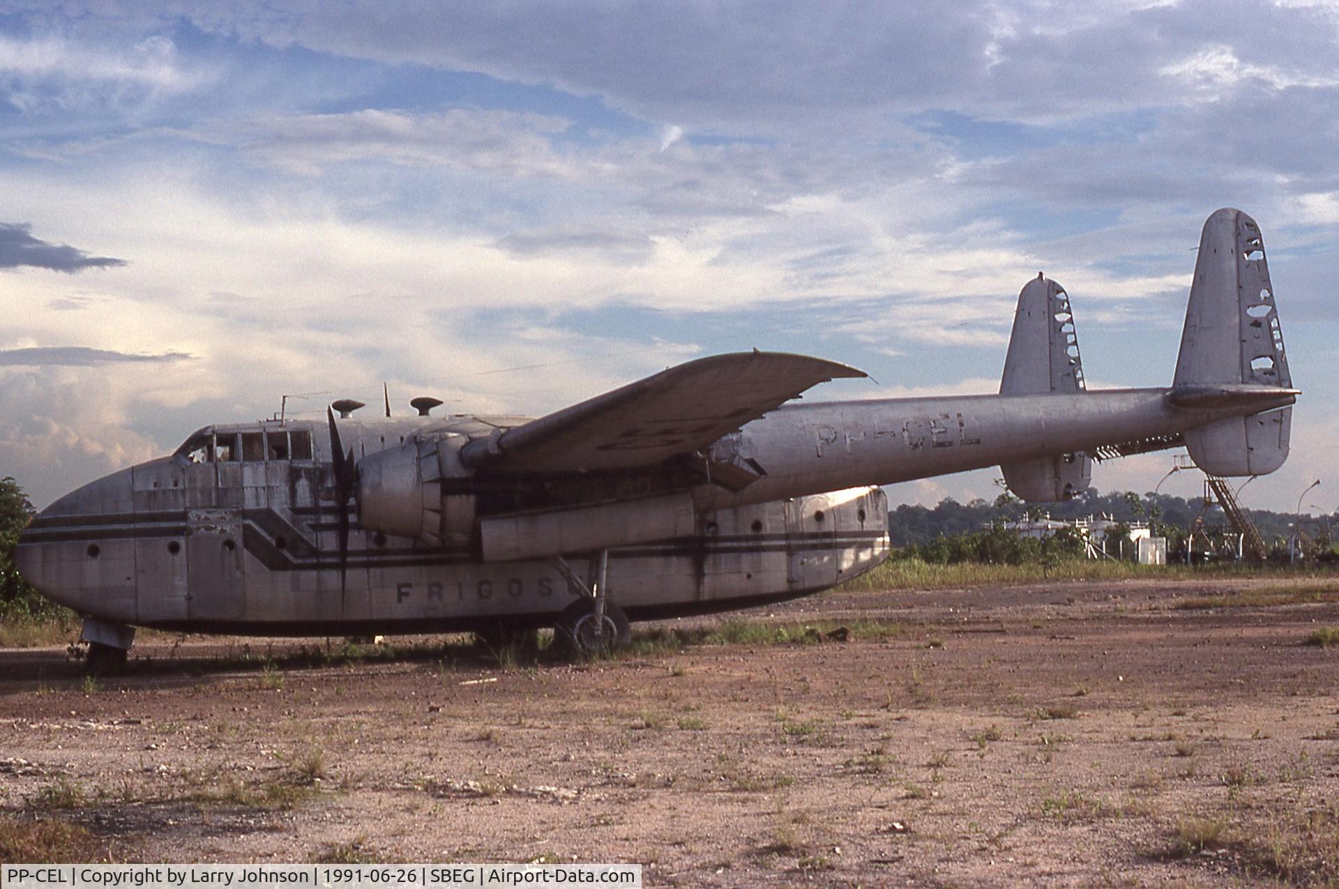 PP-CEL, 1945 Fairchild C-82A Packet C/N 10153 (45-57783), Slowly rotting away in Manaus.