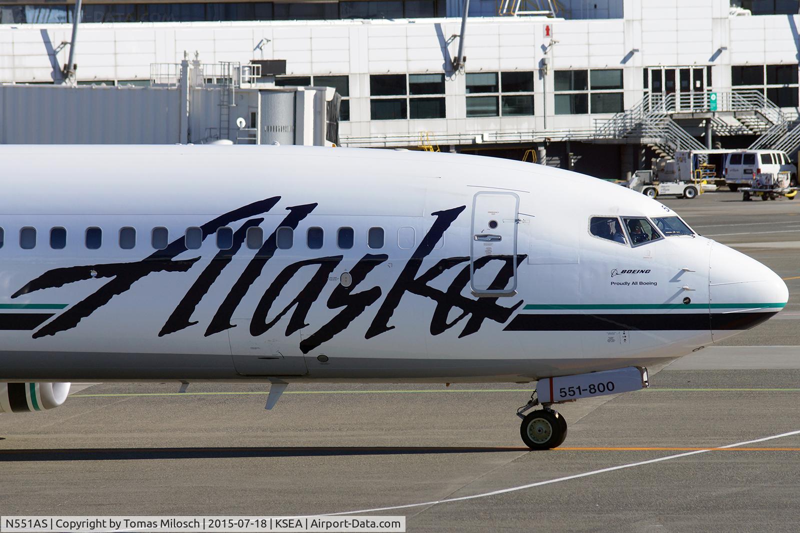 N551AS, 2006 Boeing 737-890 C/N 34593, 