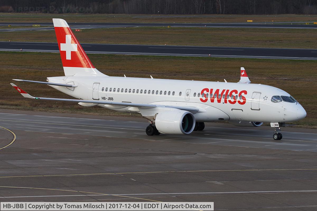 HB-JBB, 2016 Bombardier CSeries CS100 (BD-500-1A10) C/N 50011, 