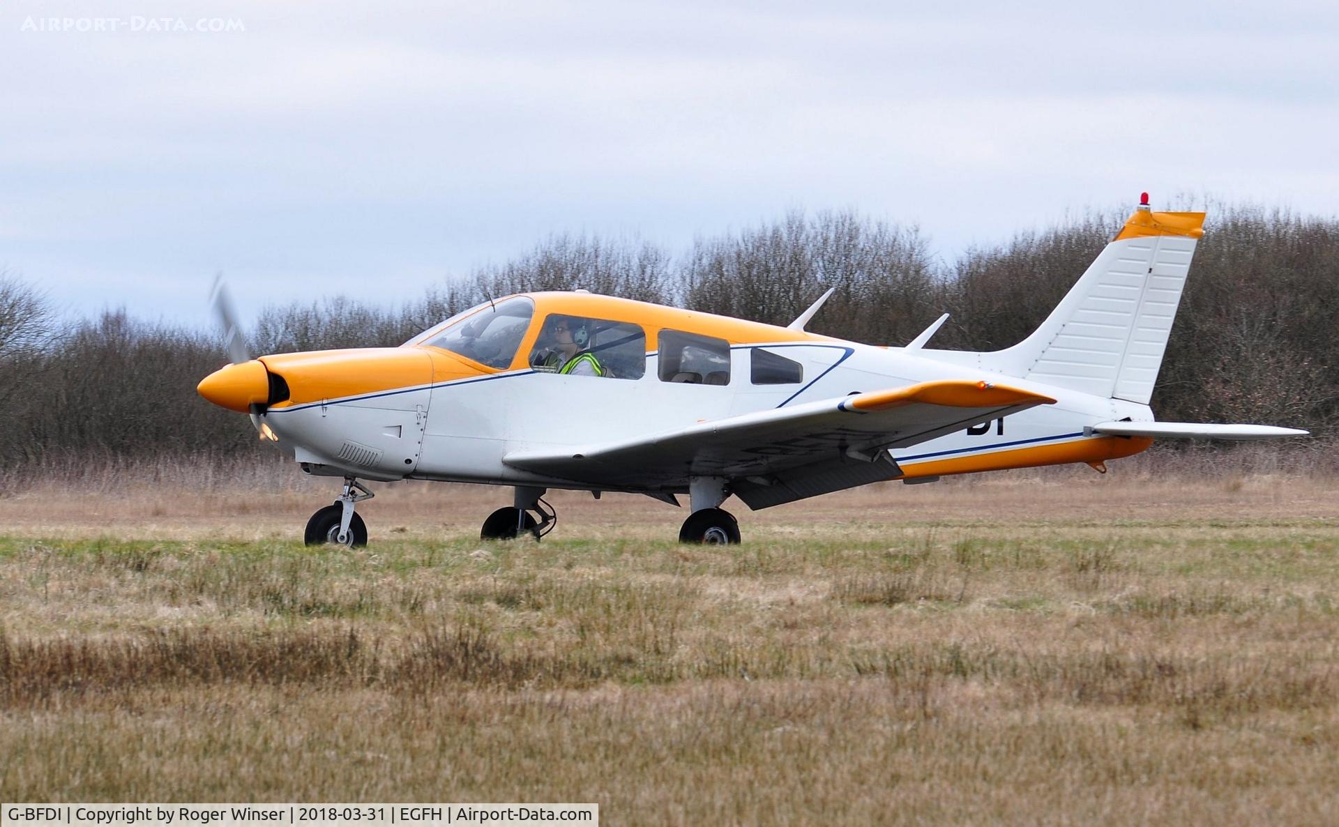 G-BFDI, 1977 Piper PA-28-181 Cherokee Archer II C/N 28-7790382, Visiting Archer II.