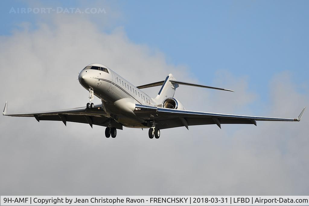 9H-AMF, 2011 Bombardier BD-700-1A10 Global Express C/N 9437, Hyperion Aviation