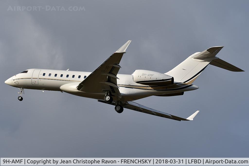 9H-AMF, 2011 Bombardier BD-700-1A10 Global Express C/N 9437, Hyperion Aviation