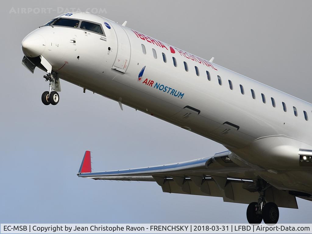 EC-MSB, 2017 Bombardier CRJ-1000EL NG (CL-600-2E25) C/N 19057, IB8550