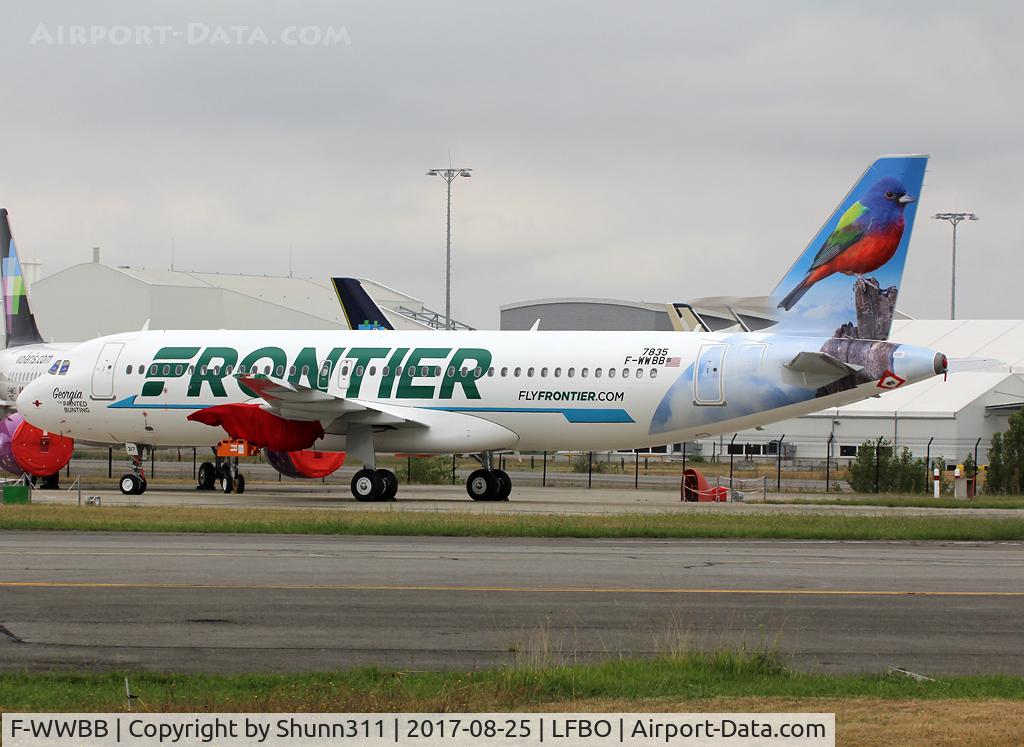 F-WWBB, 2017 Airbus A320-251N C/N 7835, C/n 7835 - To be N317FR 'Georgia the Painted Bunting'