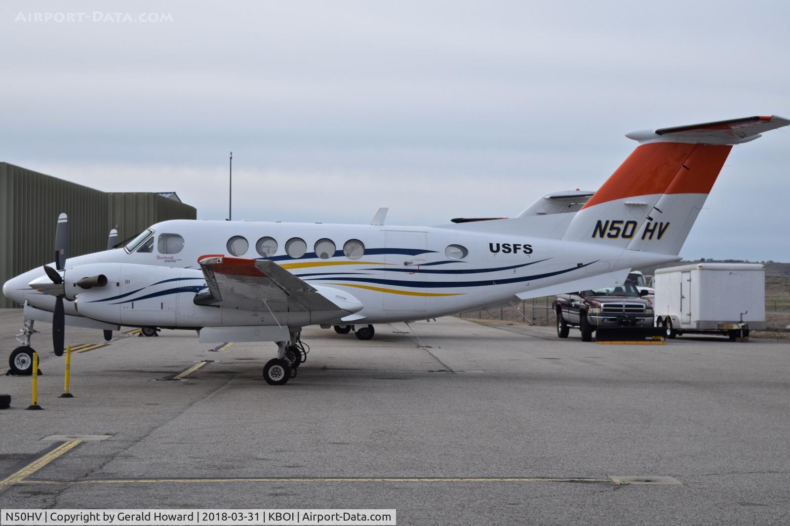 N50HV, 2004 Raytheon B200 Super King Air C/N BB-1879, Parked on the south GA ramp.