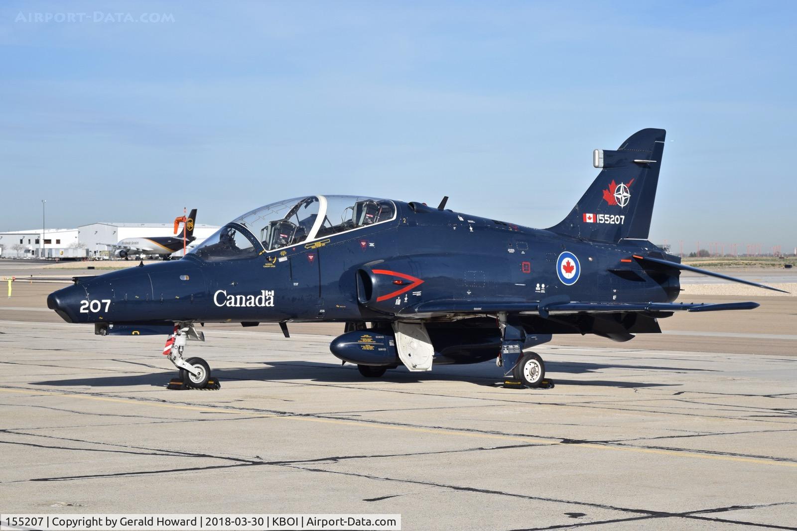 155207, 2000 BAE Systems CT-155 Hawk C/N IT015/701, Parked on the GA ramp.  No.2 CFFTS, Moose Jaw, Saskatchewan, Canada.