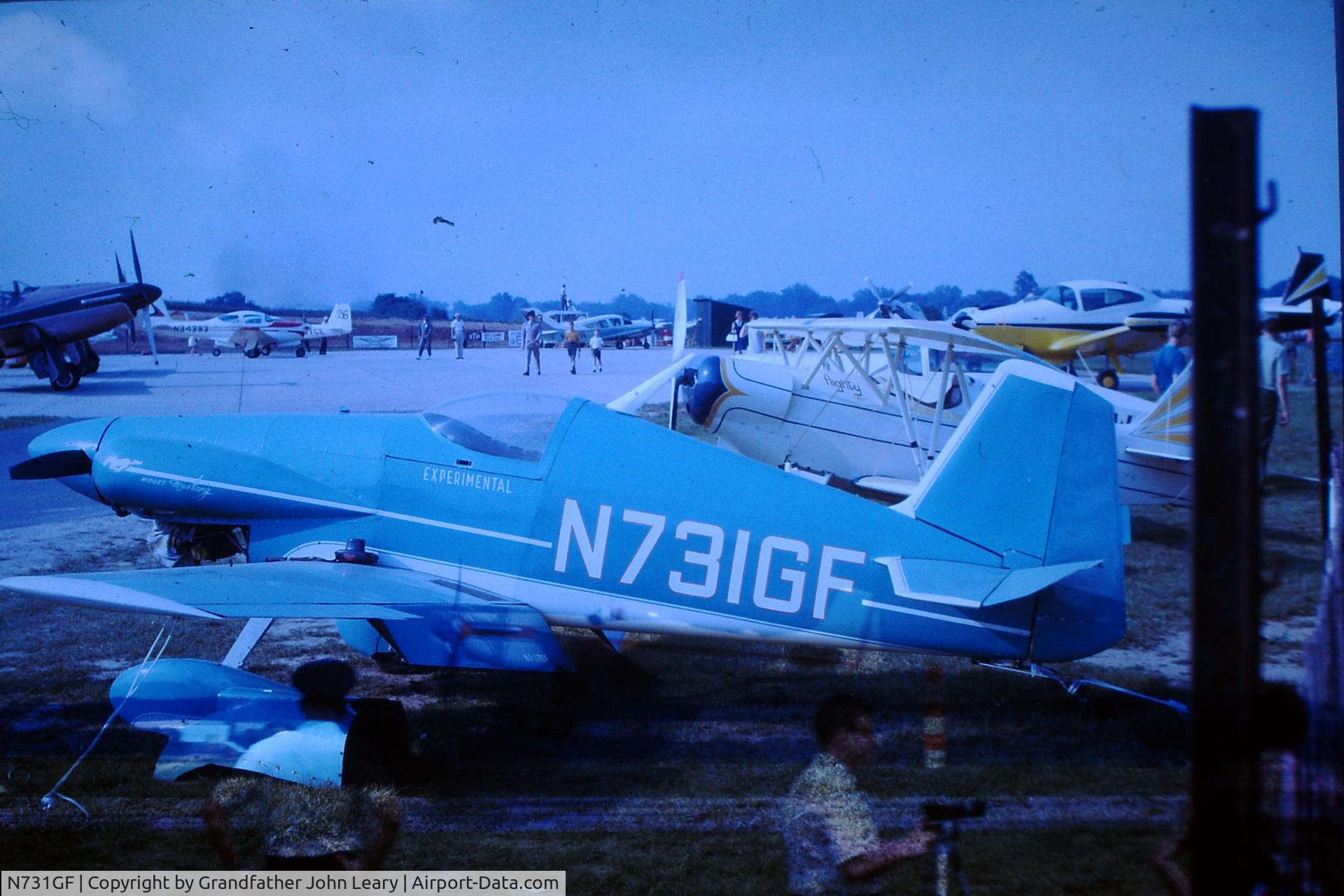 N731GF, Mustang Aeronautics Midget Mustang MM-1 C/N Not found N731GF, Somewhere in MD in the mid 60's