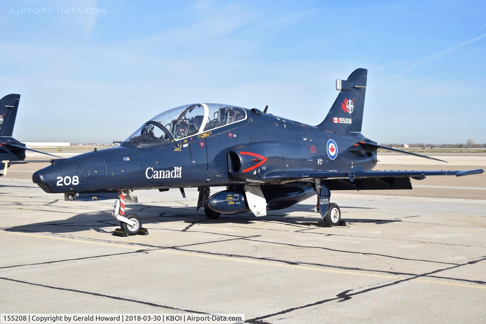 155208, 2000 BAE Systems CT-155 Hawk C/N IT016/702, Parked on the south GA ramp.  No.2 CFFTS, Moose Jaw, Saskatchewan, Canada.