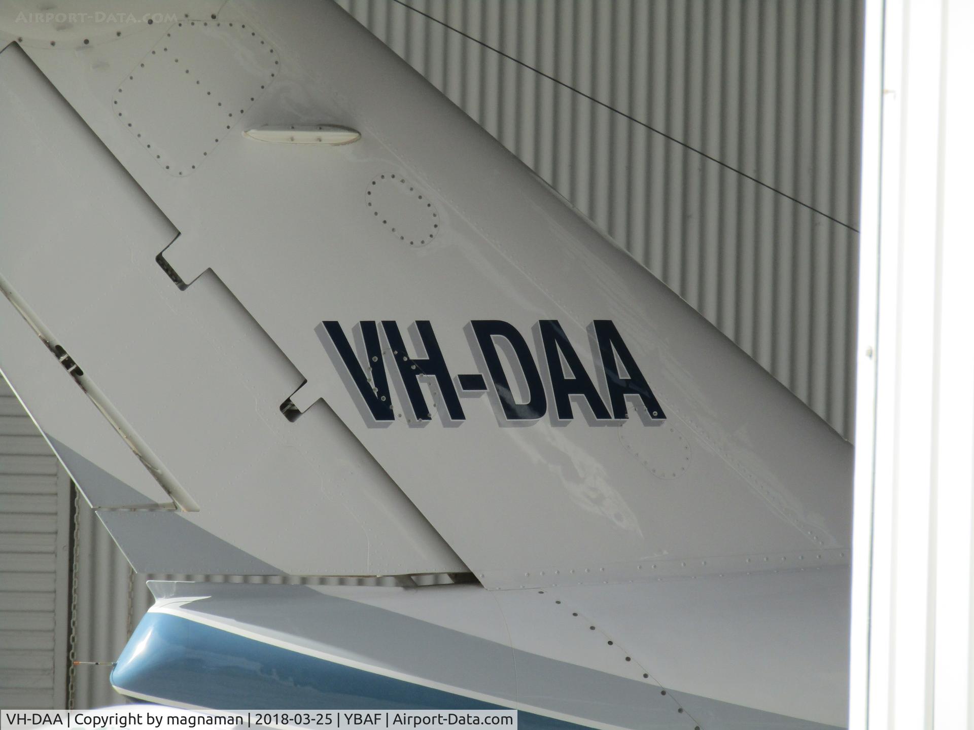 VH-DAA, 1996 Cessna 525 CitationJet CJ1 C/N 525-0138, sadly all I could see poking out of its hangar!