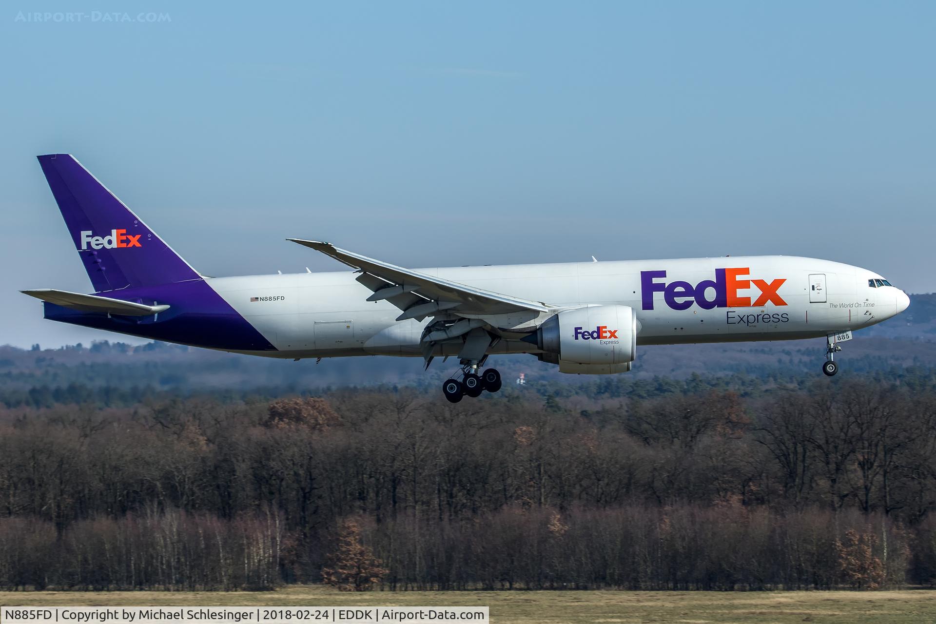 N885FD, 2011 Boeing 777-FS2 C/N 41064, N885FD - Boeing 777-FS2 - Federal Express (FedEx)