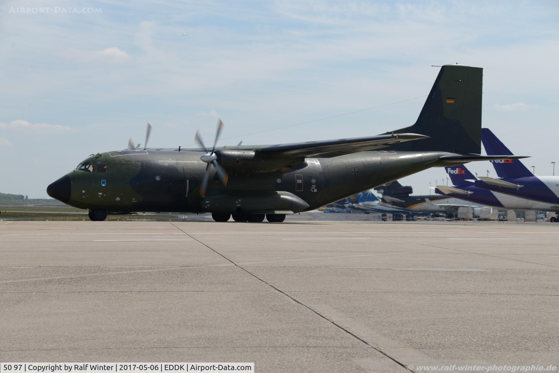 50 97, Transall C-160D C/N D134, Transall C-160D - GAF German Air Force - D134 - 50+97 - 06.05.2017 - CGN