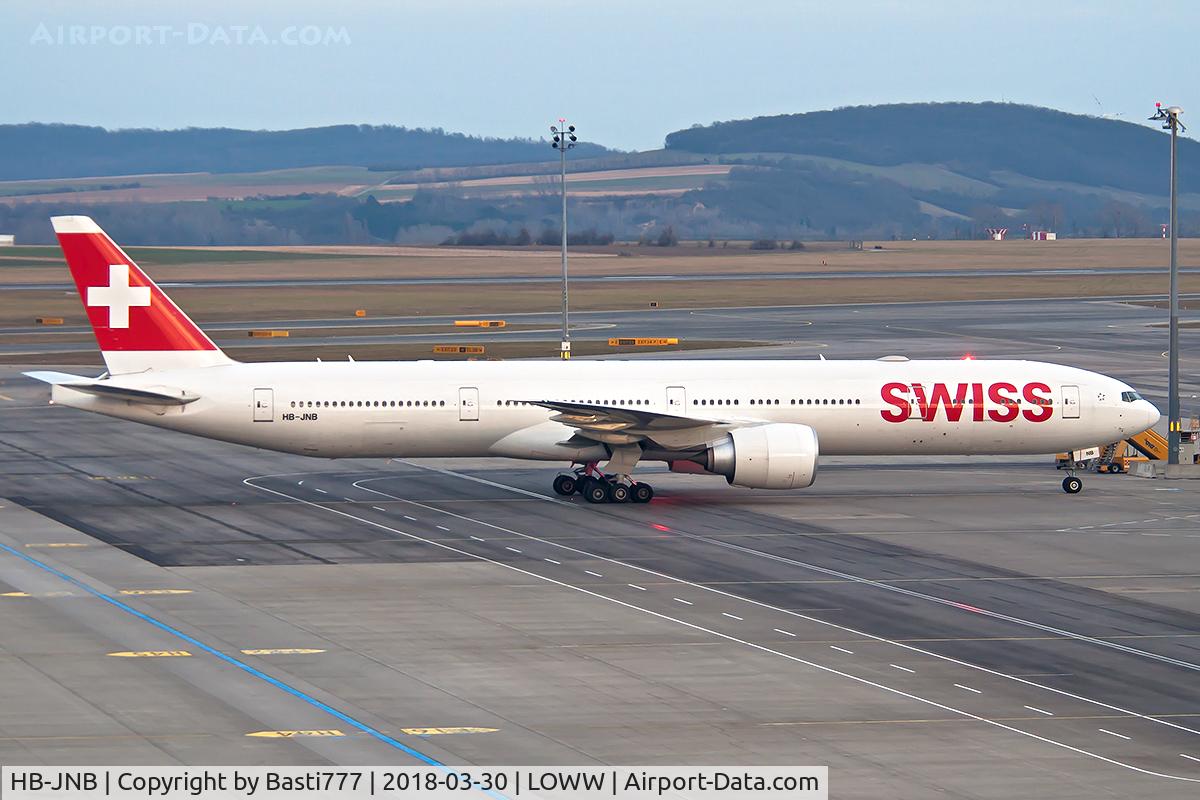 HB-JNB, 2016 Boeing 777-3DE/ER C/N 44583, HB-JNB@VIE