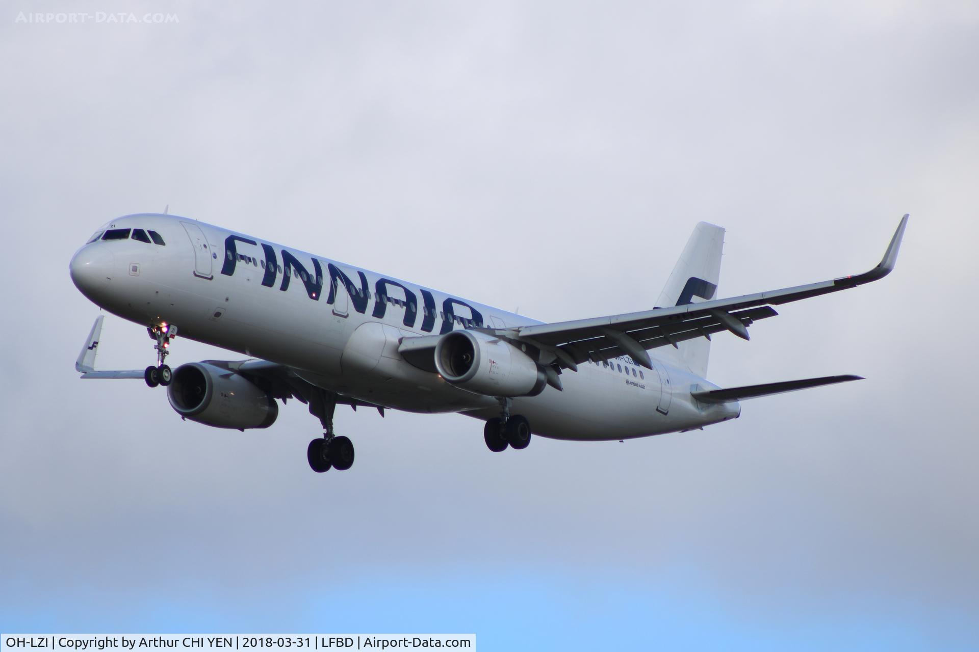 OH-LZI, 2013 Airbus A321-231 C/N 5922, From Lanzarote