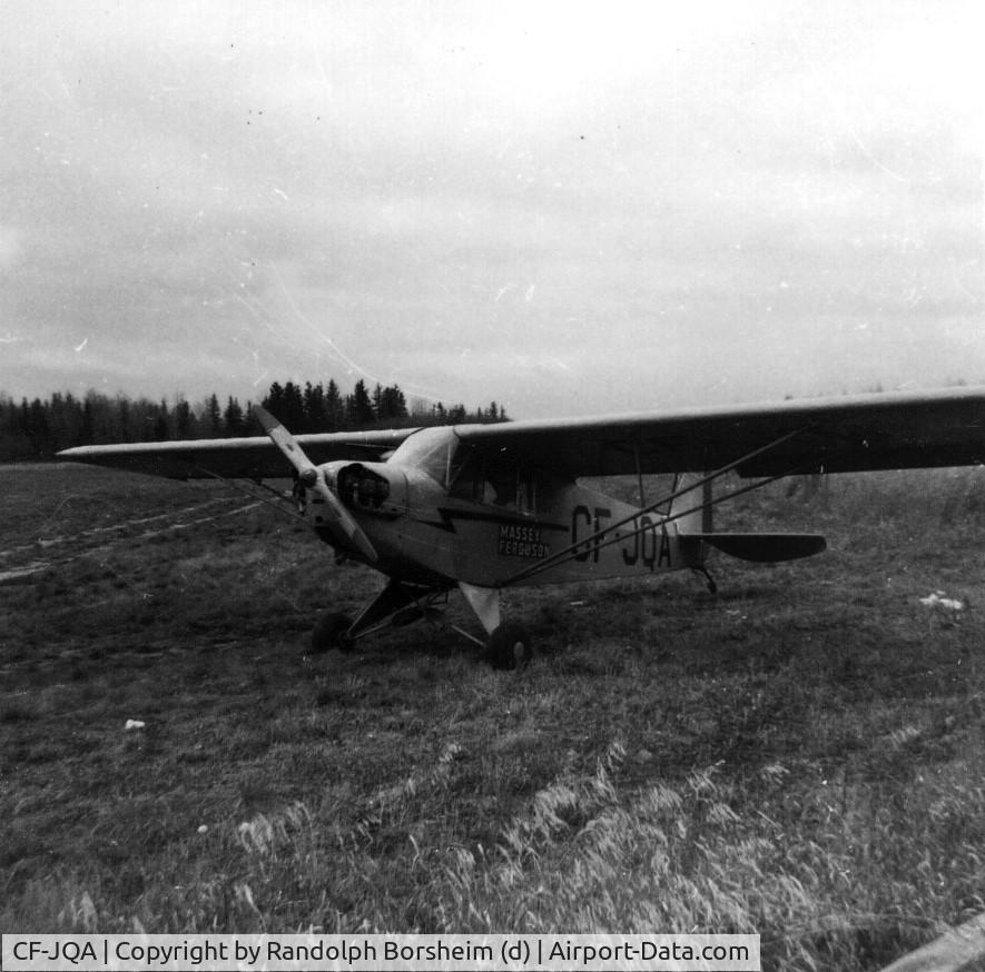 CF-JQA, 1943 Piper J3C-65 Cub Cub C/N 7368, 1960s photo
