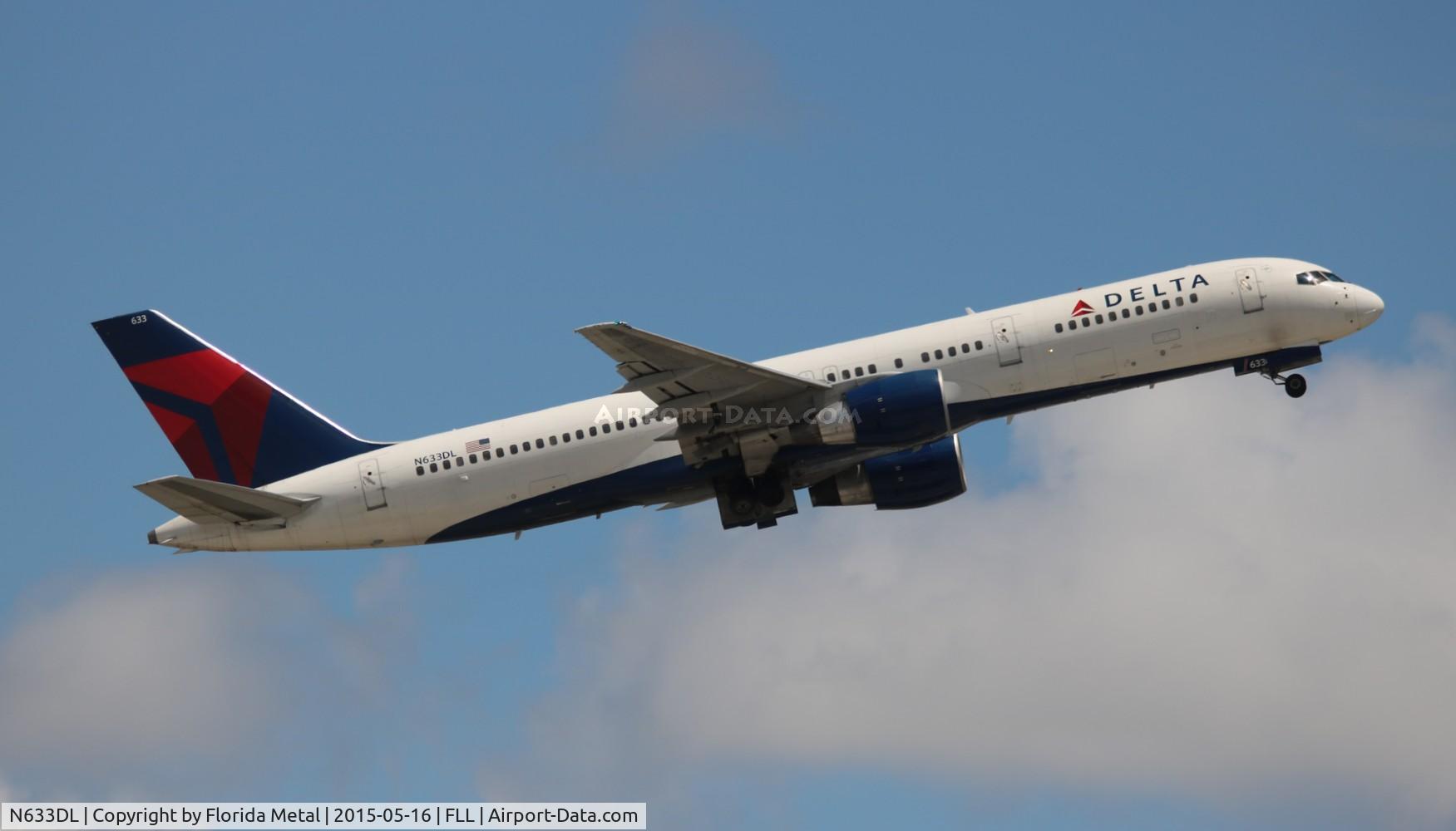 N633DL, 1987 Boeing 757-232 C/N 23614, Delta