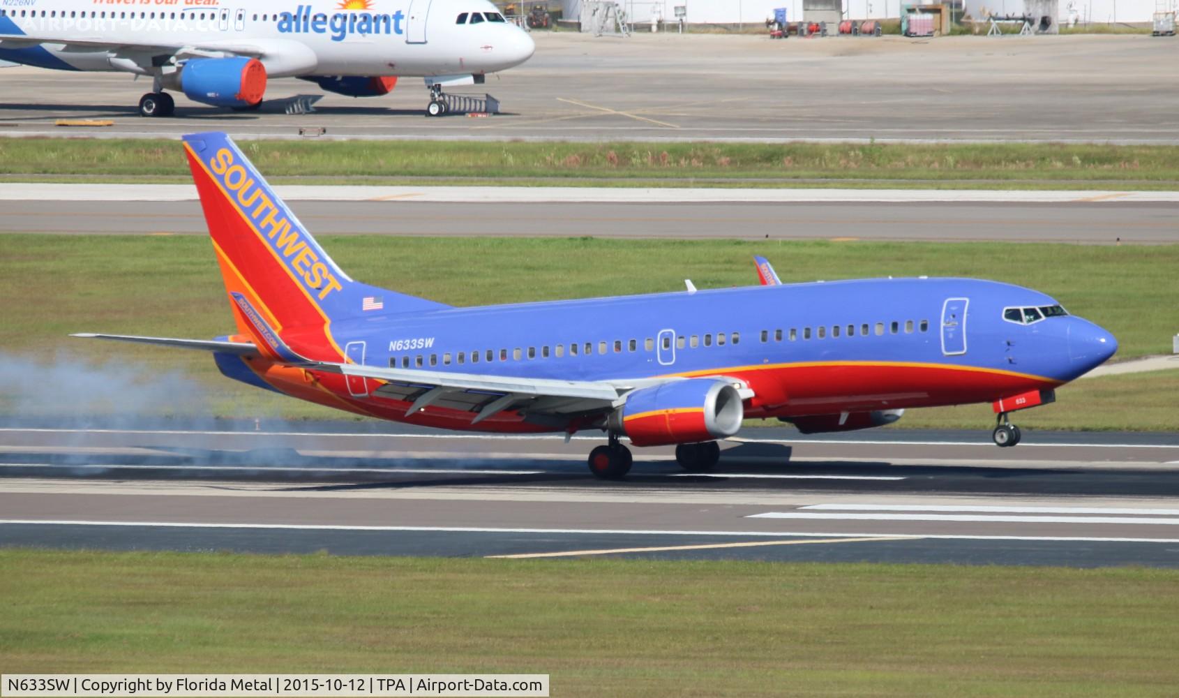 N633SW, 1996 Boeing 737-3H4 C/N 27936, Southwest