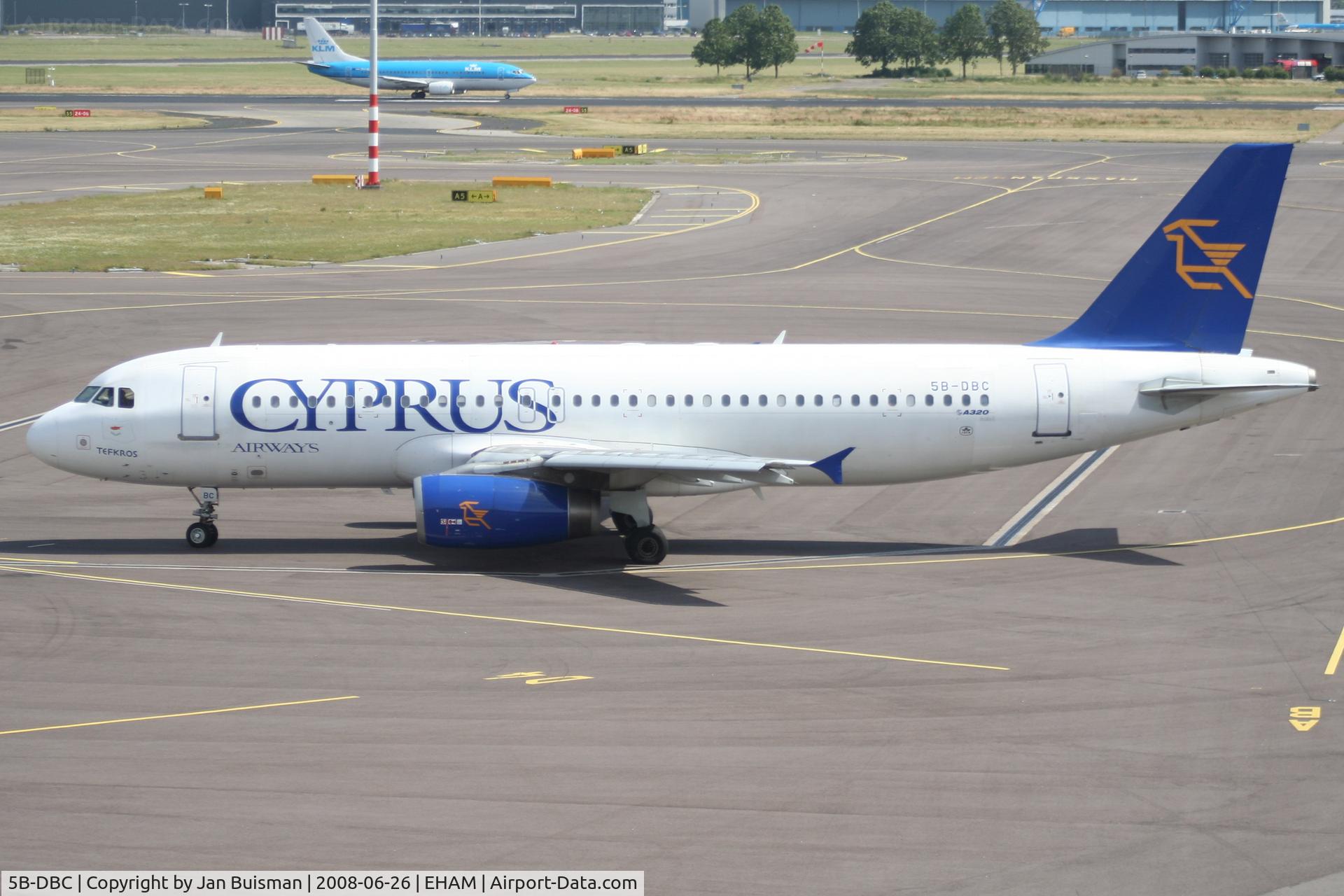 5B-DBC, 1992 Airbus A320-231 C/N 295, Cyprus Airways