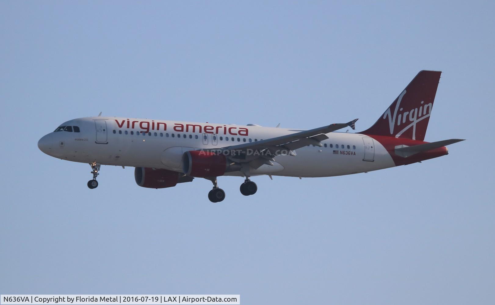 N636VA, 2008 Airbus A320-214 C/N 3460, Virgin America