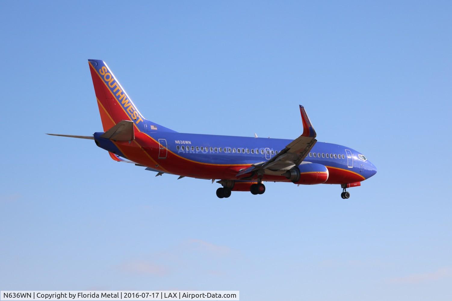 N636WN, 1996 Boeing 737-3H4 C/N 27709, Southwest