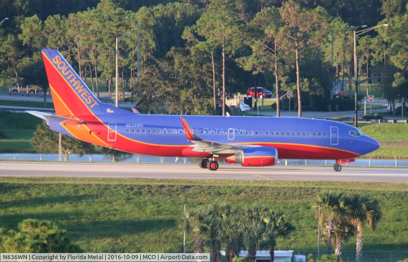 N636WN, 1996 Boeing 737-3H4 C/N 27709, Southwest