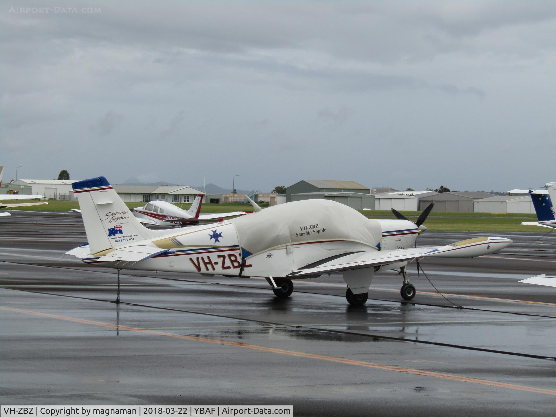 VH-ZBZ, Beechcraft F.33 C/N CE-1200, on apron at archerfield