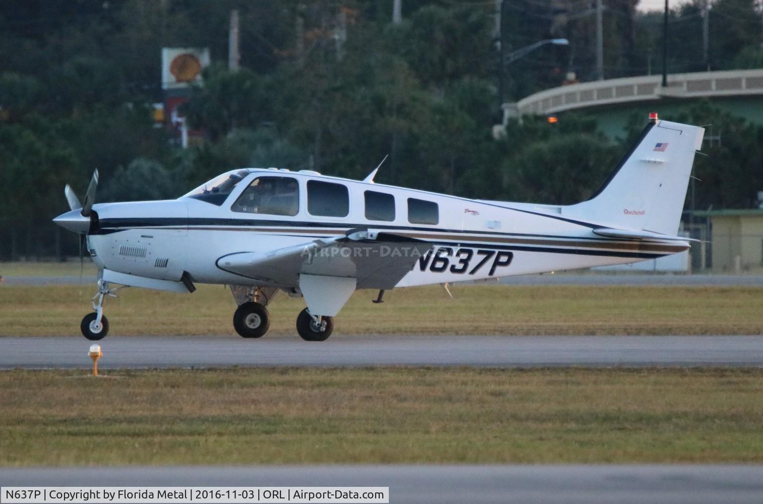 N637P, Raytheon Aircraft Company A36 Bonanza C/N E-3557, Beech A36