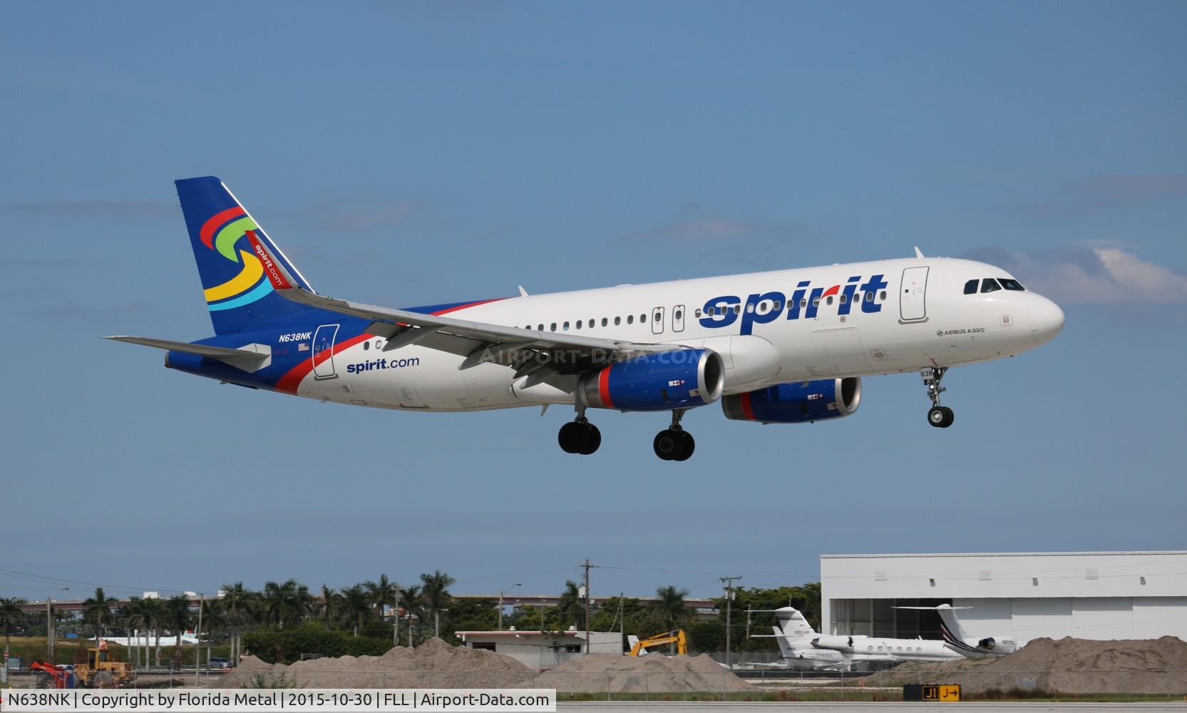 N638NK, 2015 Airbus A320-232 C/N 6463, Spirit