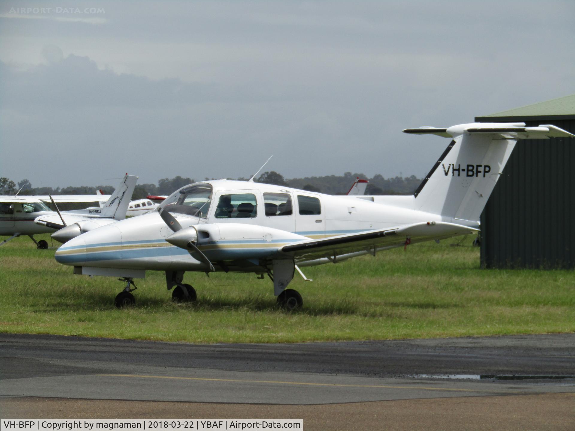 VH-BFP, 1978 Beech 76 Duchess C/N ME-75, based here