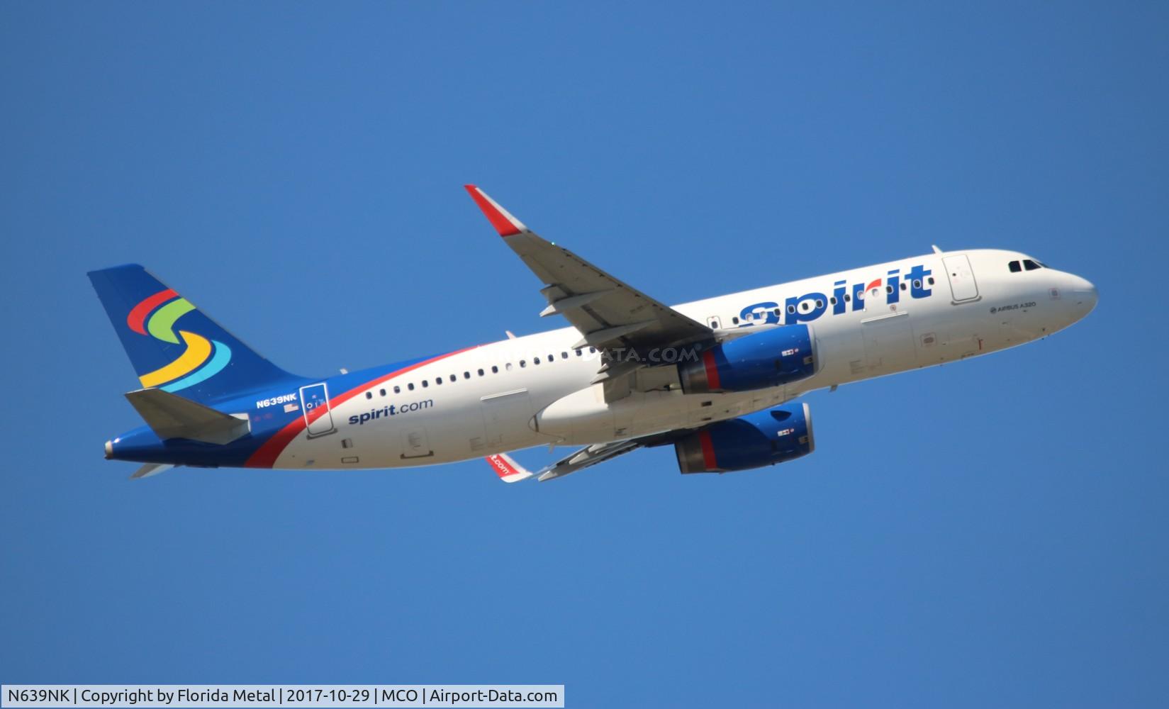 N639NK, 2015 Airbus A320-232 C/N 6487, Spirit