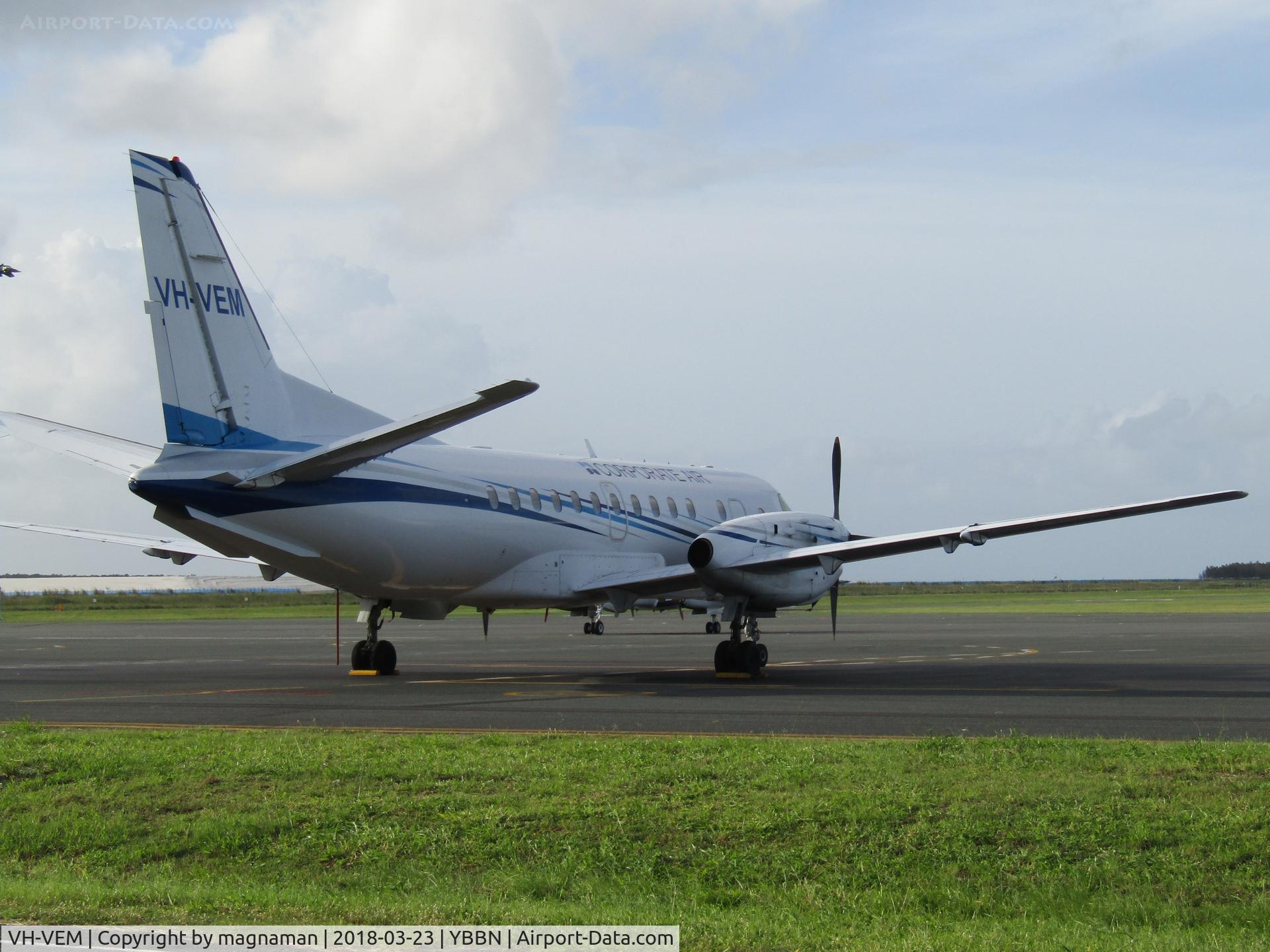 VH-VEM, 1994 Saab 340B C/N 340B-364, at BNE