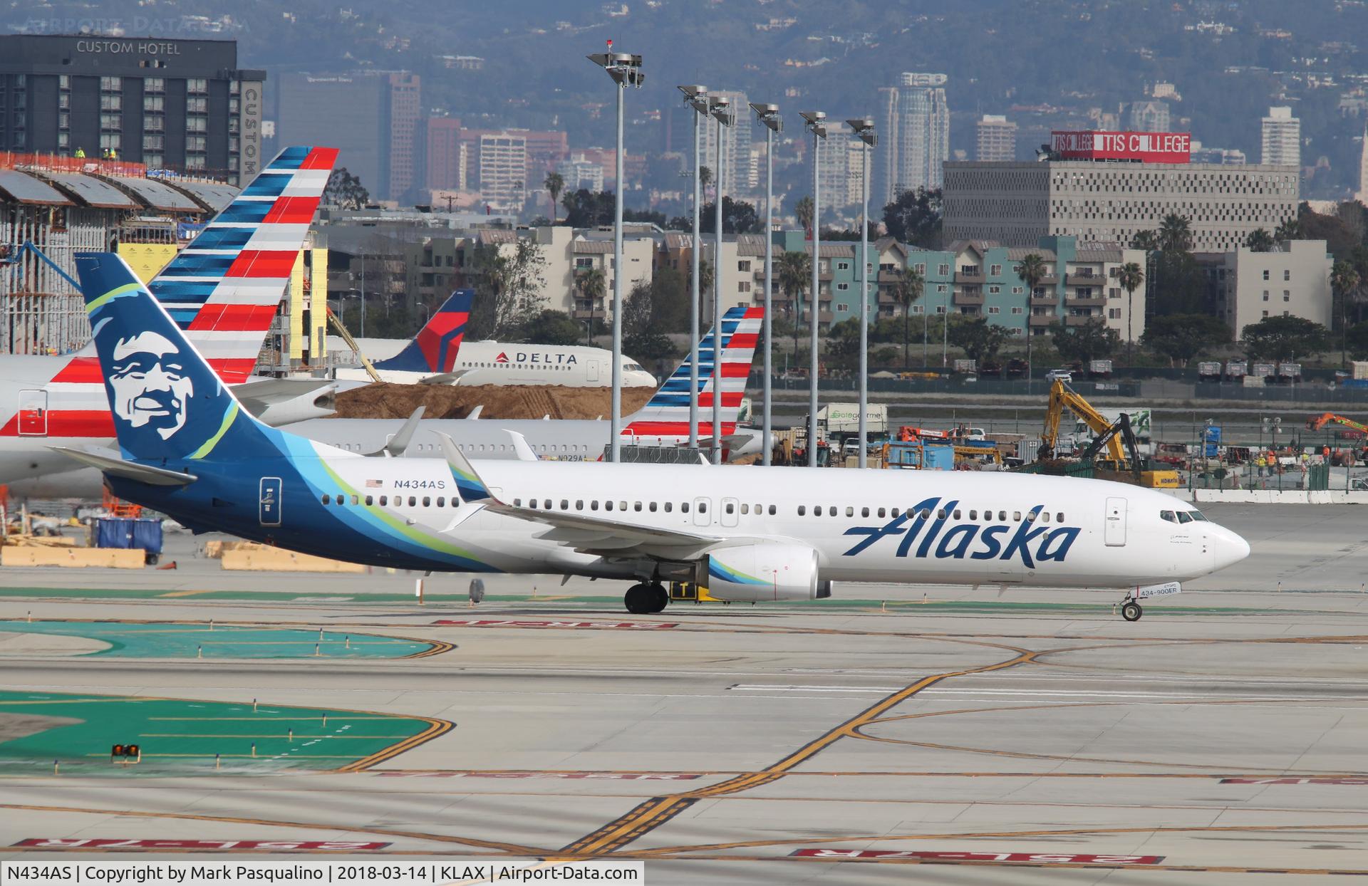 N434AS, 2016 Boeing 737-990/ER C/N 61620, Boeing 737-900ER