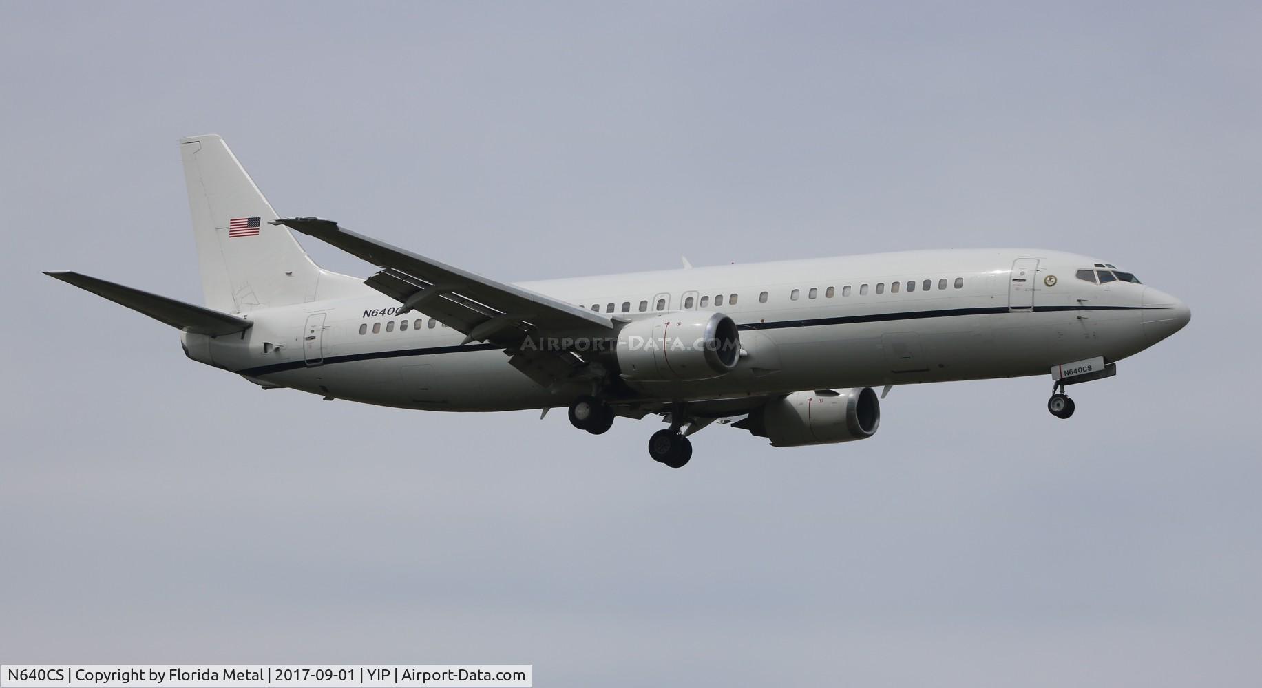 N640CS, 1993 Boeing 737-4Y0 C/N 26078, Dept of Justice