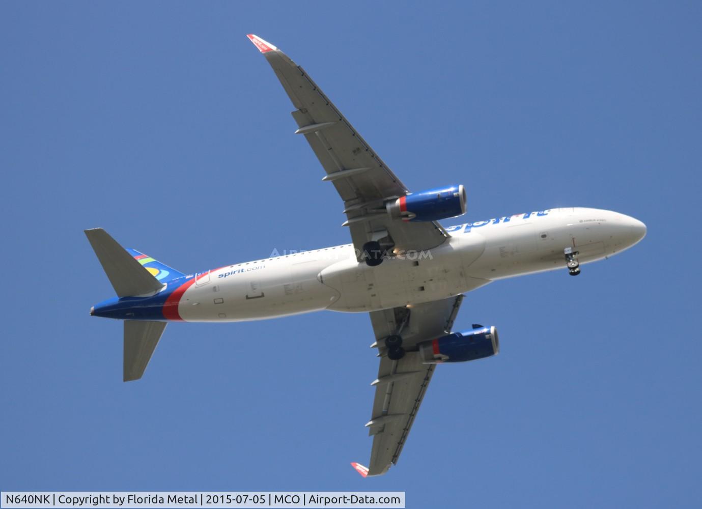N640NK, 2015 Airbus A320-232 C/N 6507, Spirit