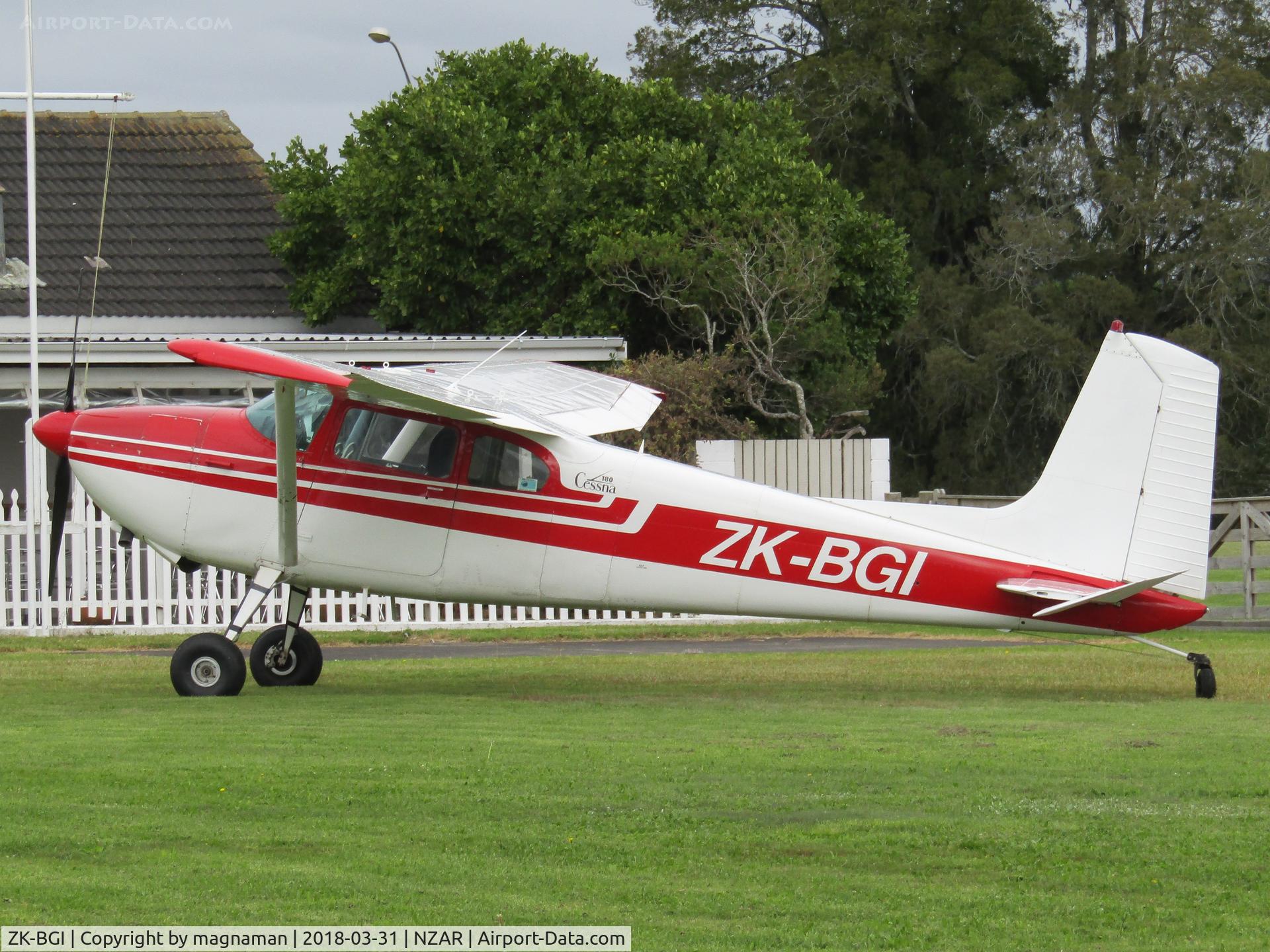 ZK-BGI, Cessna 180 C/N 31018, love these 180's