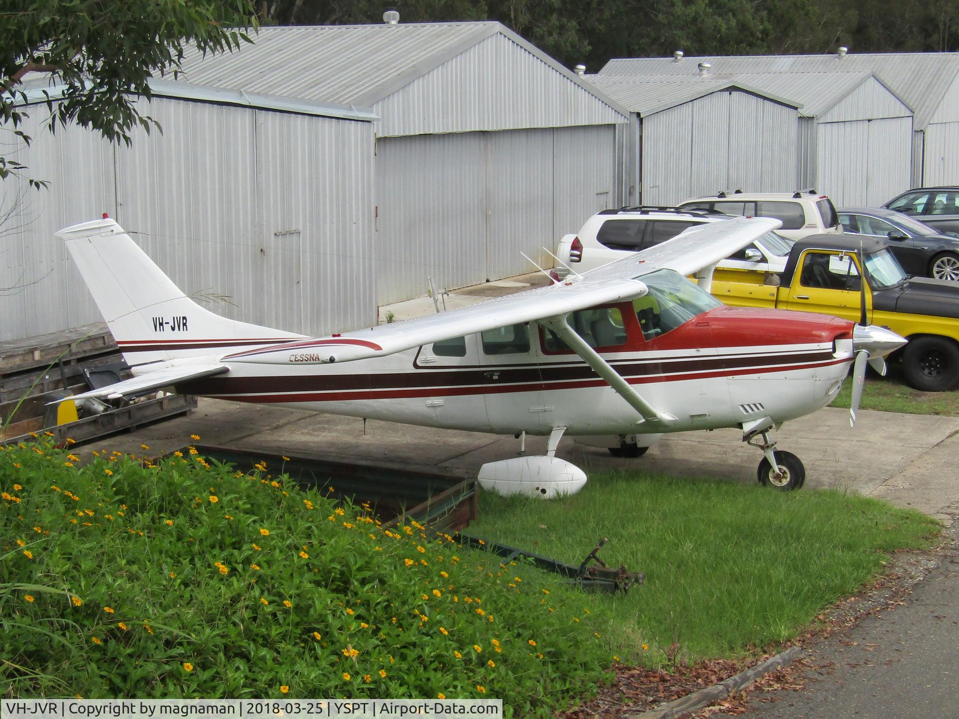 VH-JVR, Cessna U206G Stationair C/N U20604795, in car park at Southport!