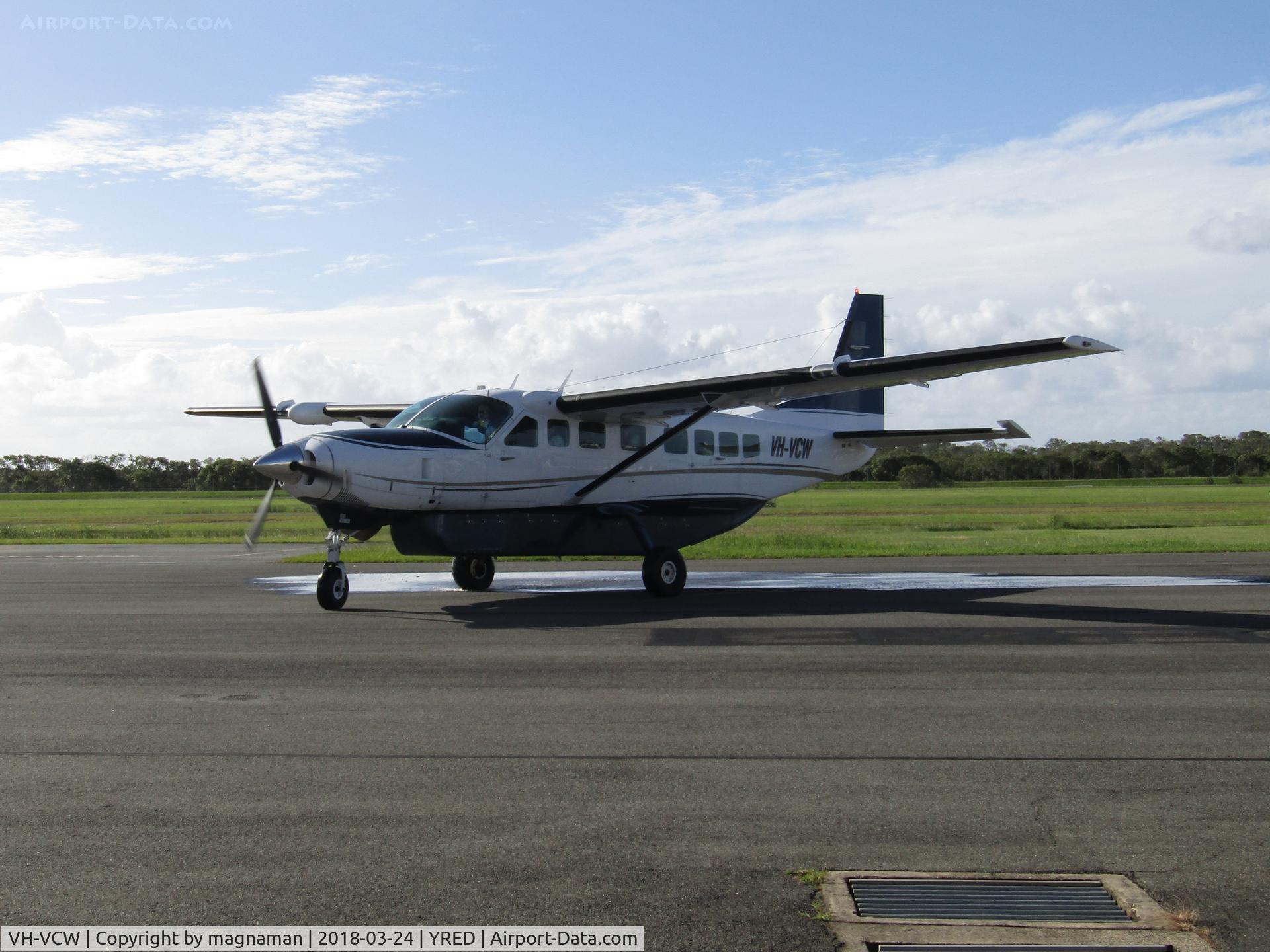 VH-VCW, 2004 Cessna 208B Grand Caravan C/N 208B-1102, just landed