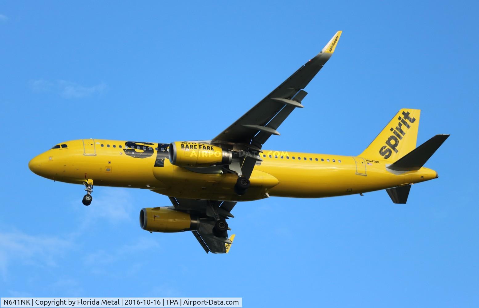 N641NK, 2015 Airbus A320-232 C/N 6566, Spirit