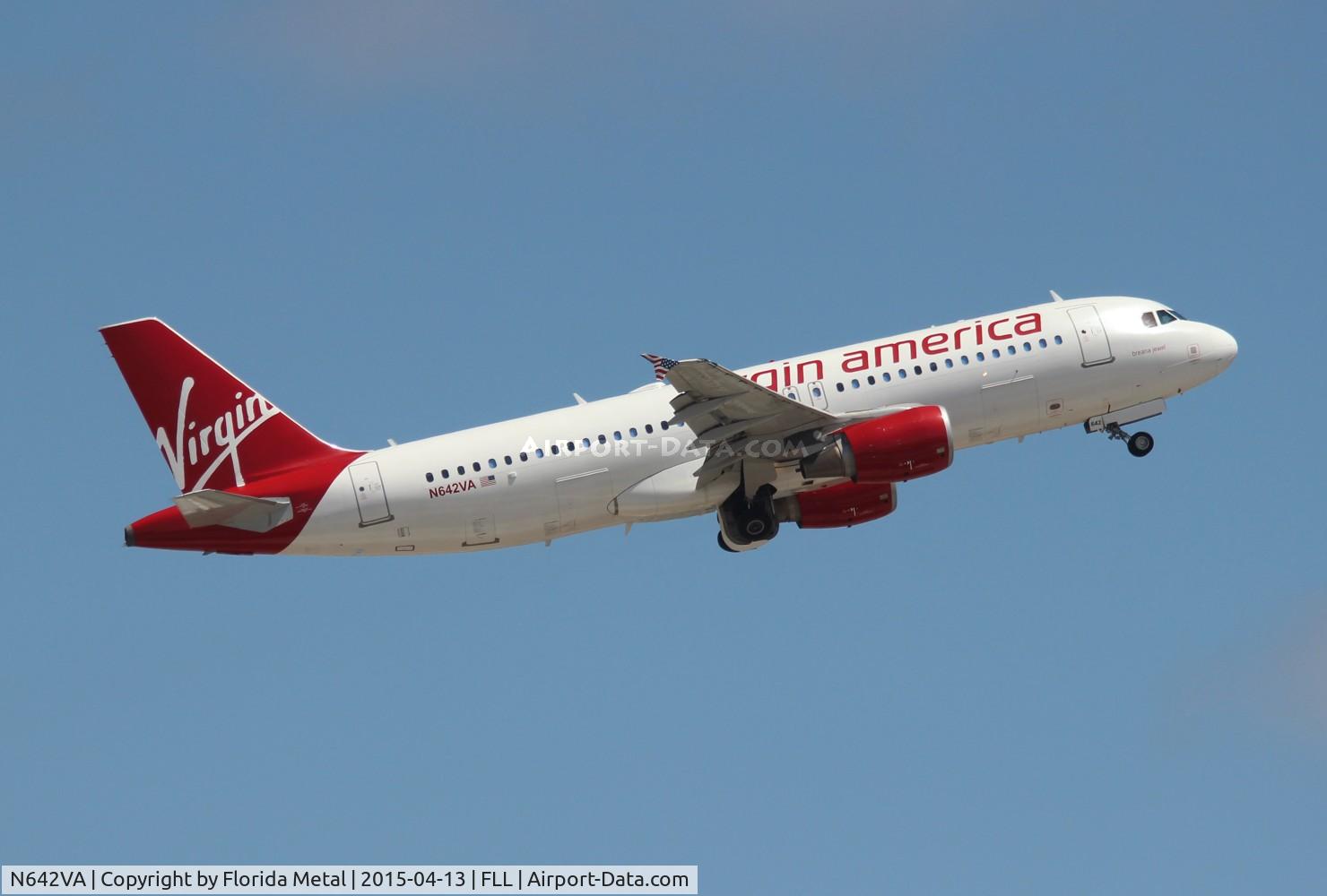 N642VA, 2008 Airbus A320-214 C/N 3670, Virgin America