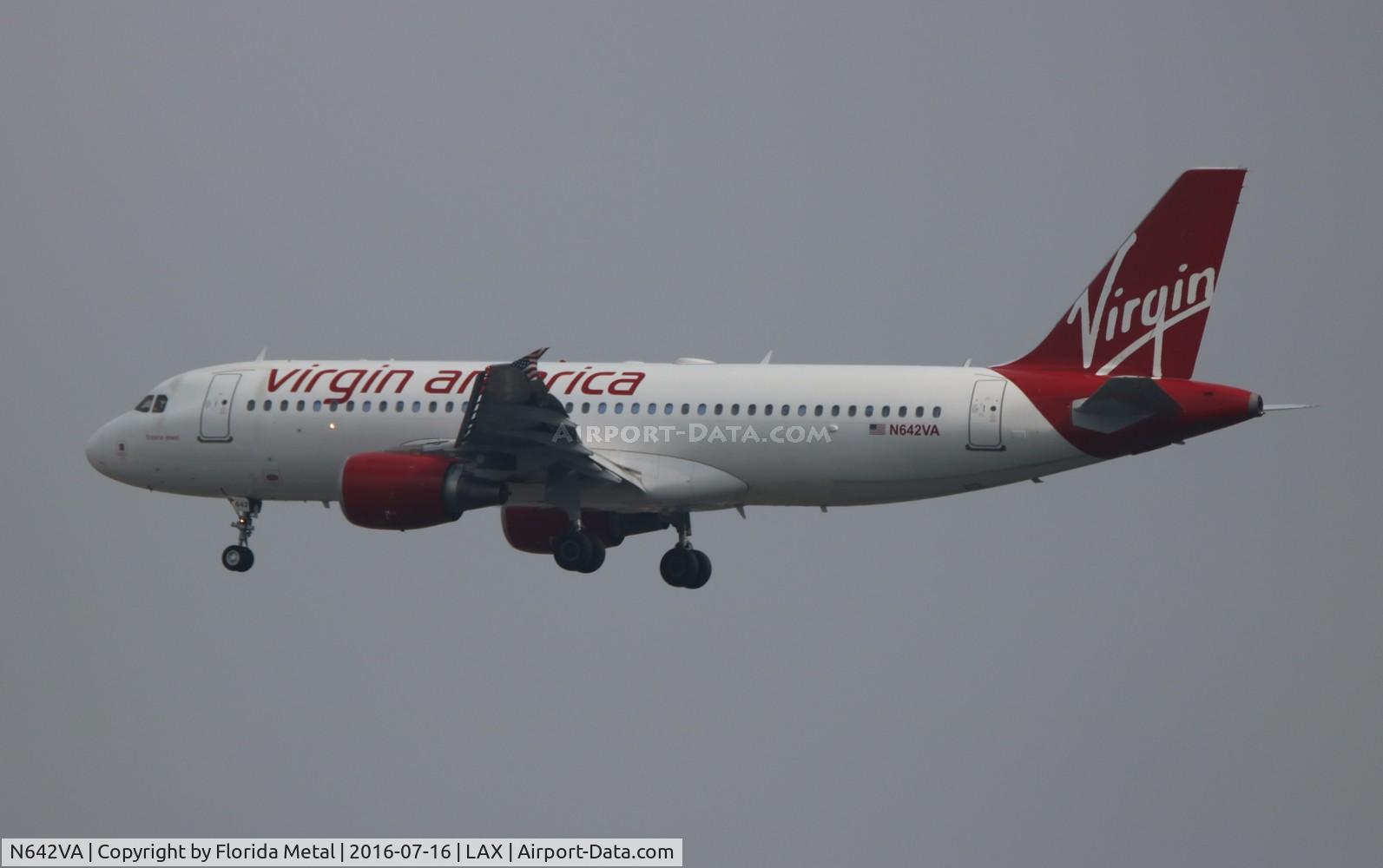 N642VA, 2008 Airbus A320-214 C/N 3670, Virgin America