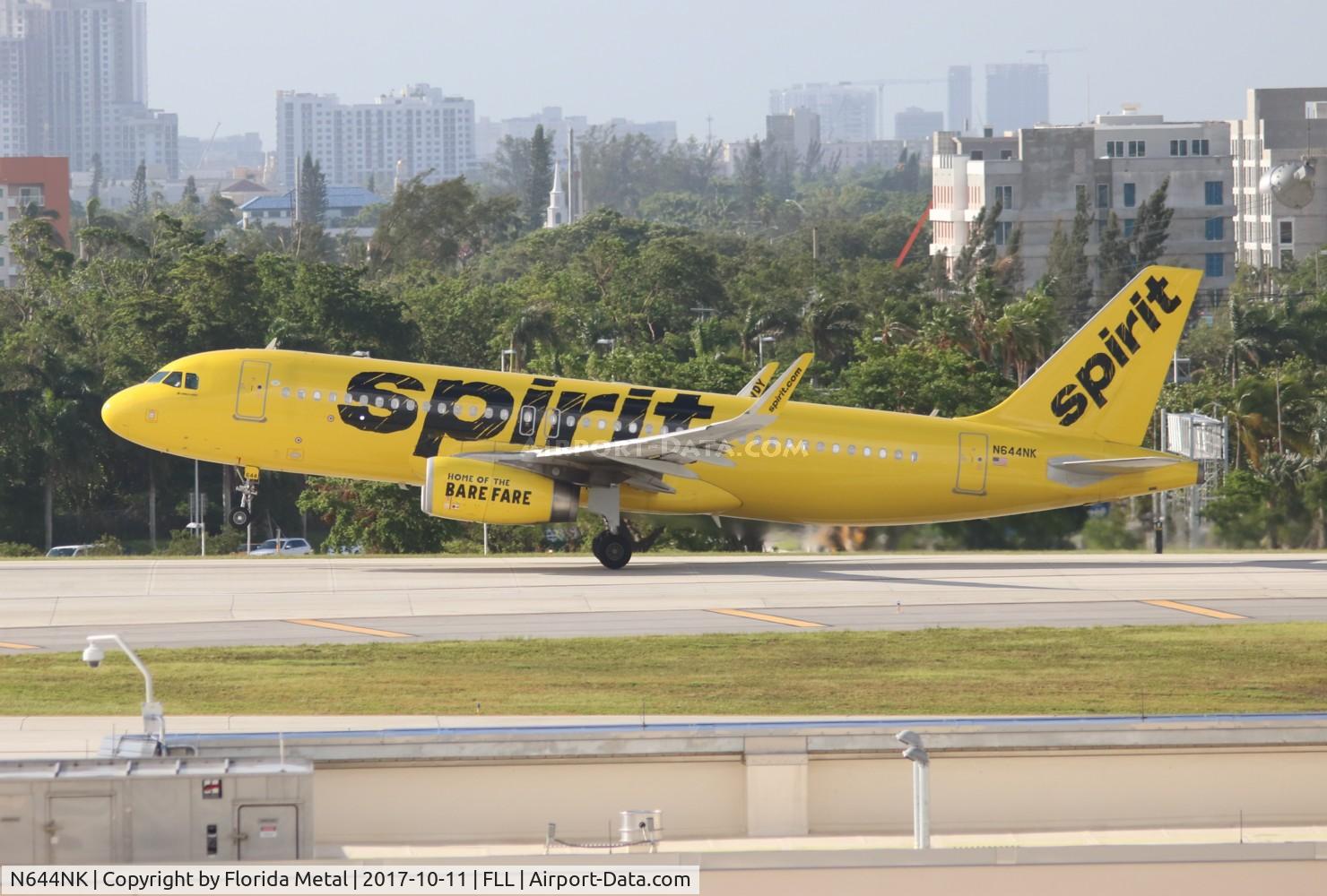 N644NK, 2016 Airbus A320-233 C/N 7156, Spirit