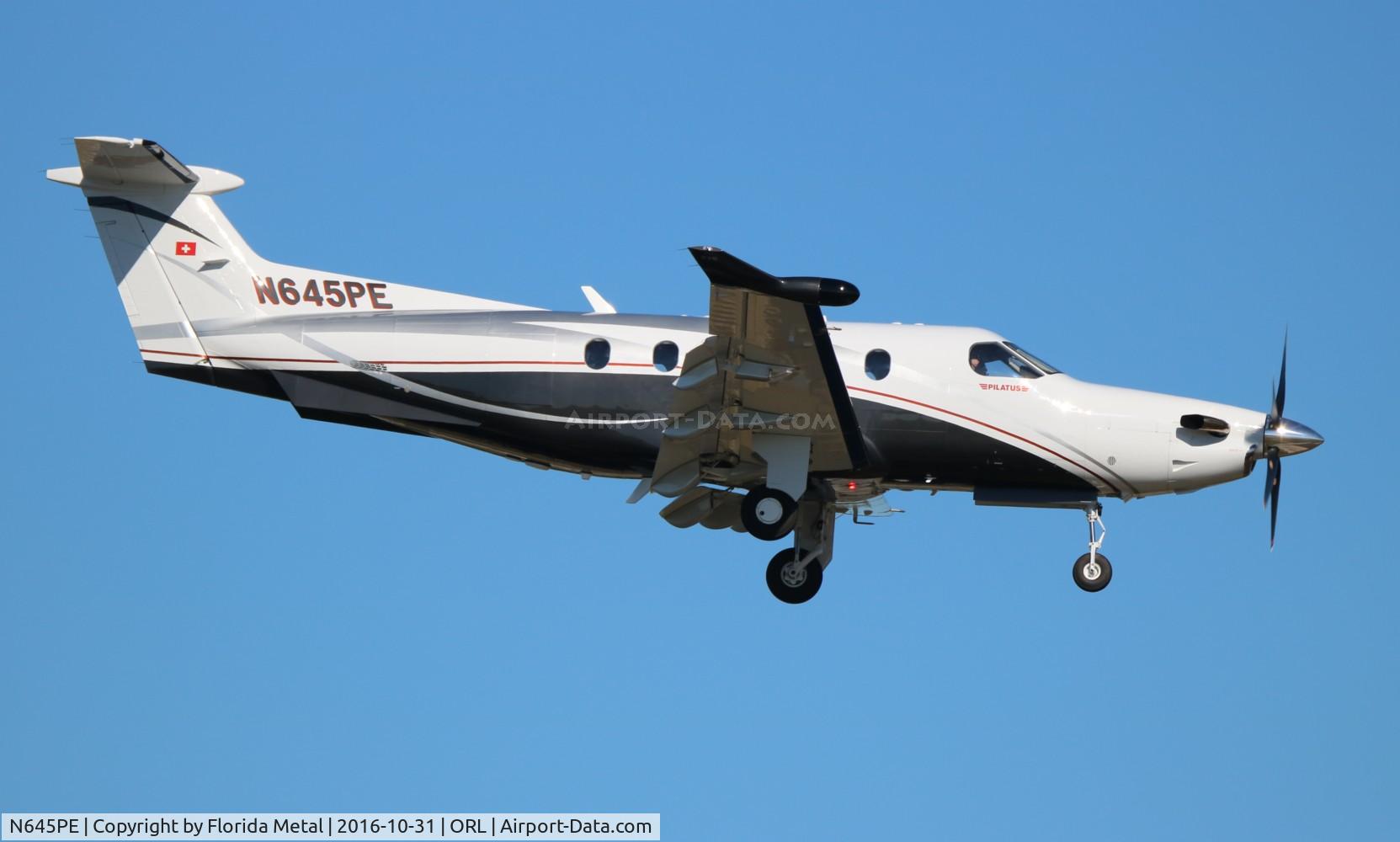 N645PE, 2016 Pilatus PC-12/47E NG C/N 1645, PC-12/47NG