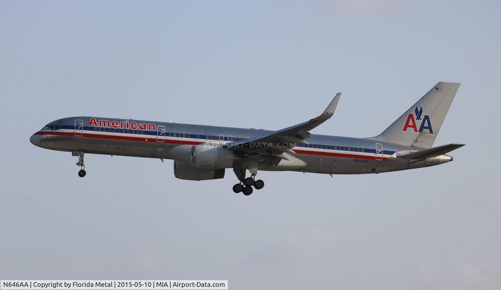 N646AA, 1991 Boeing 757-223 C/N 24604, American