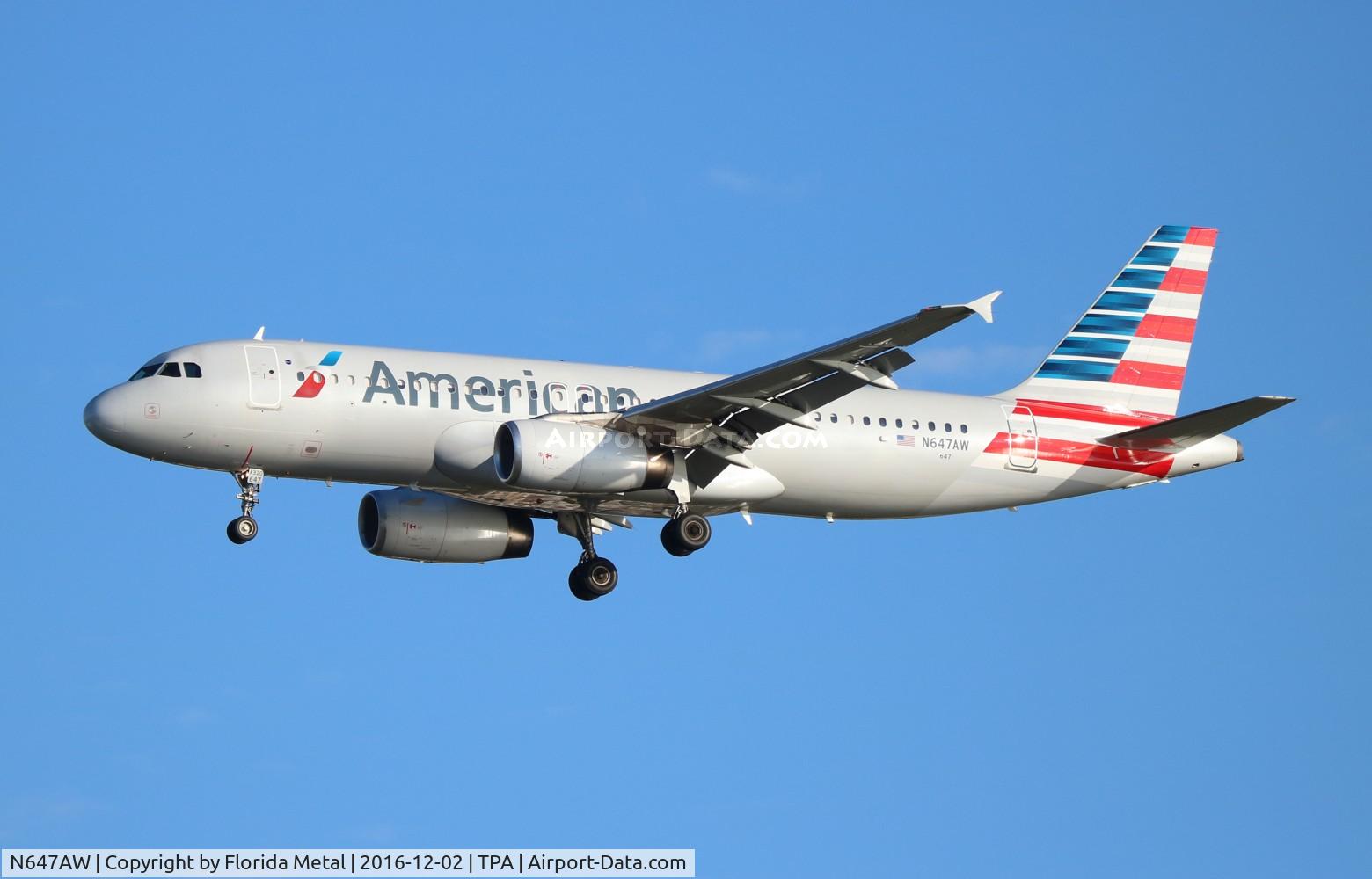 N647AW, 1997 Airbus A320-232 C/N 762, American