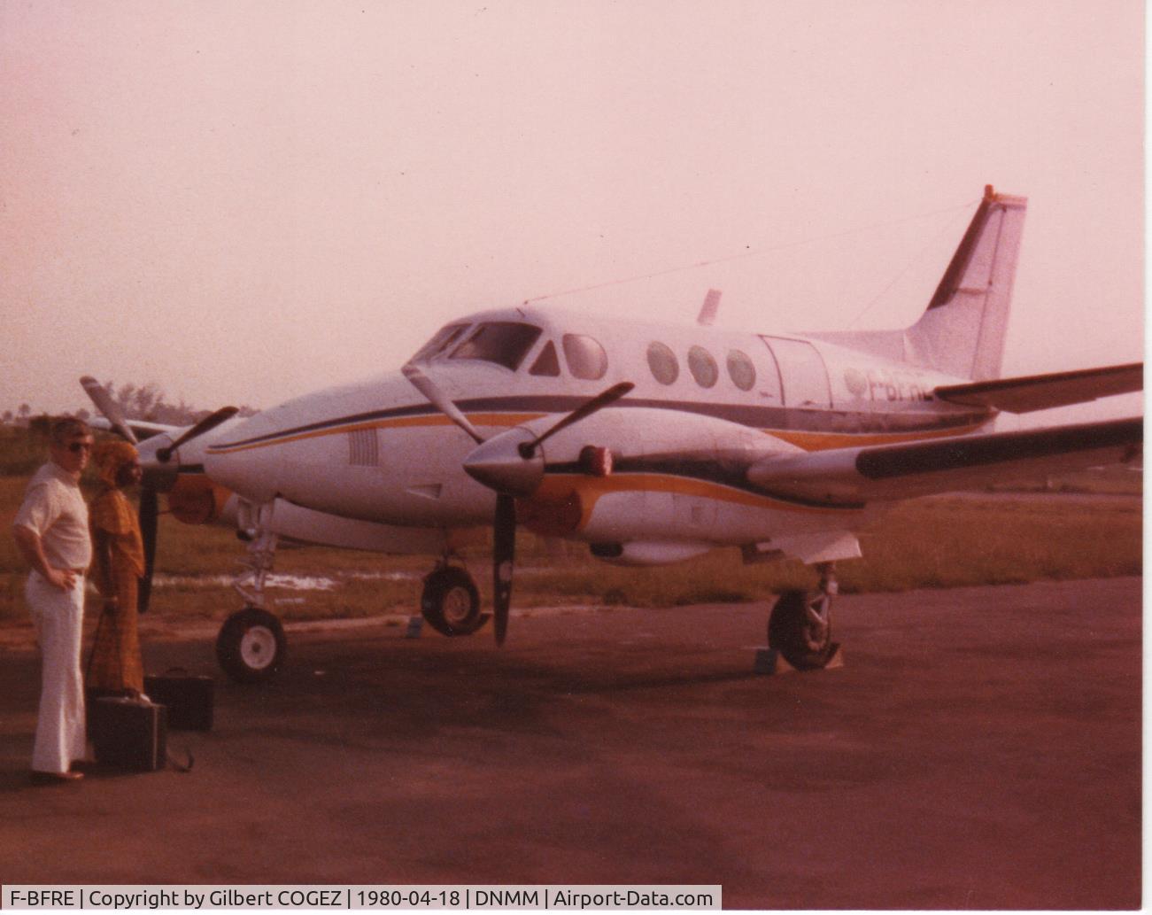 F-BFRE, Beech 65-A90 King Air C/N LJ-136, Aircraft used by Peugeot Automobile Nigeria in the late 70's, begining  80's. Became later 5N-ATU
