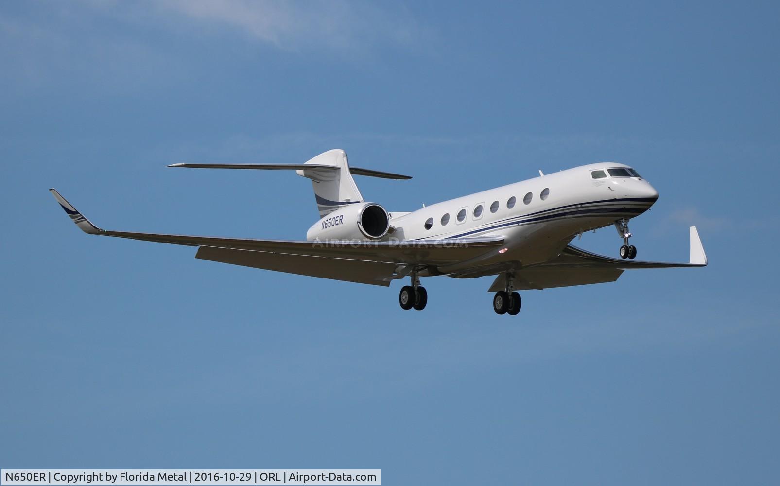 N650ER, 2016 Gulfstream G-VI (G650ER) C/N 6210, Gulfstream 650