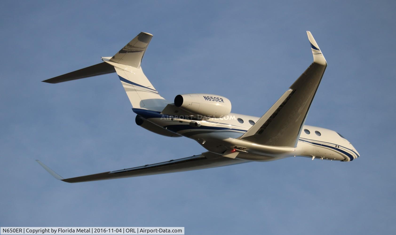 N650ER, 2016 Gulfstream G-VI (G650ER) C/N 6210, Gulfstream 650