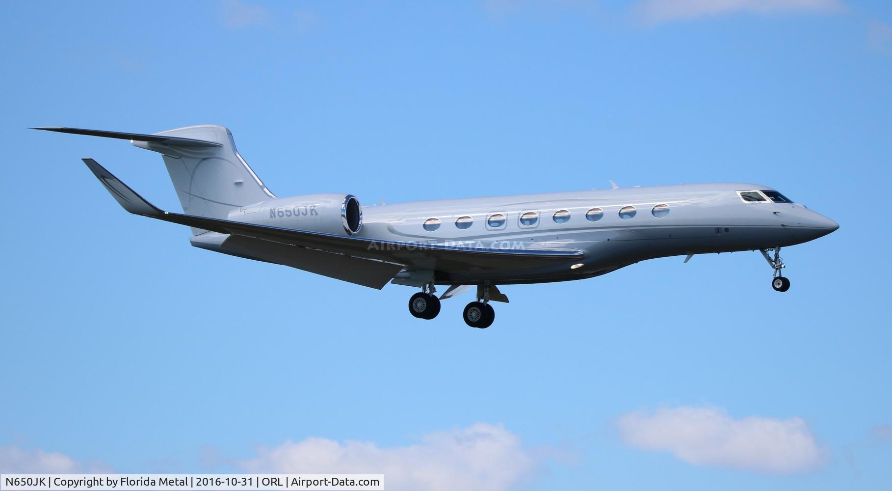 N650JK, 2013 Gulfstream Aerospace G650 (G-VI) C/N 6046, Gulfstream 650