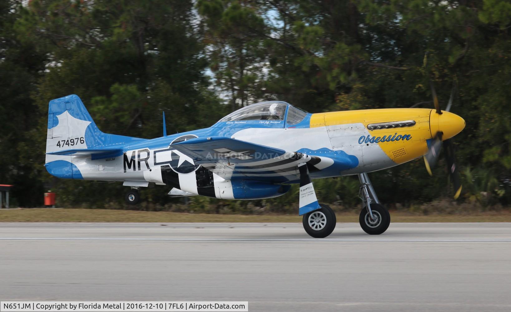 N651JM, 1944 North American/aero Classics P-51D C/N 44-74976, Obsession