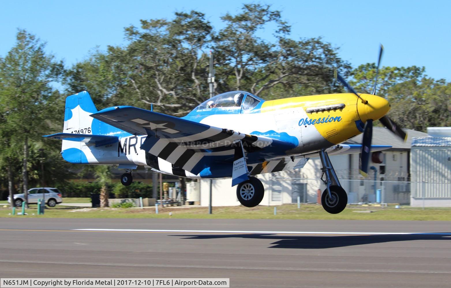 N651JM, 1944 North American/aero Classics P-51D C/N 44-74976, Obsession
