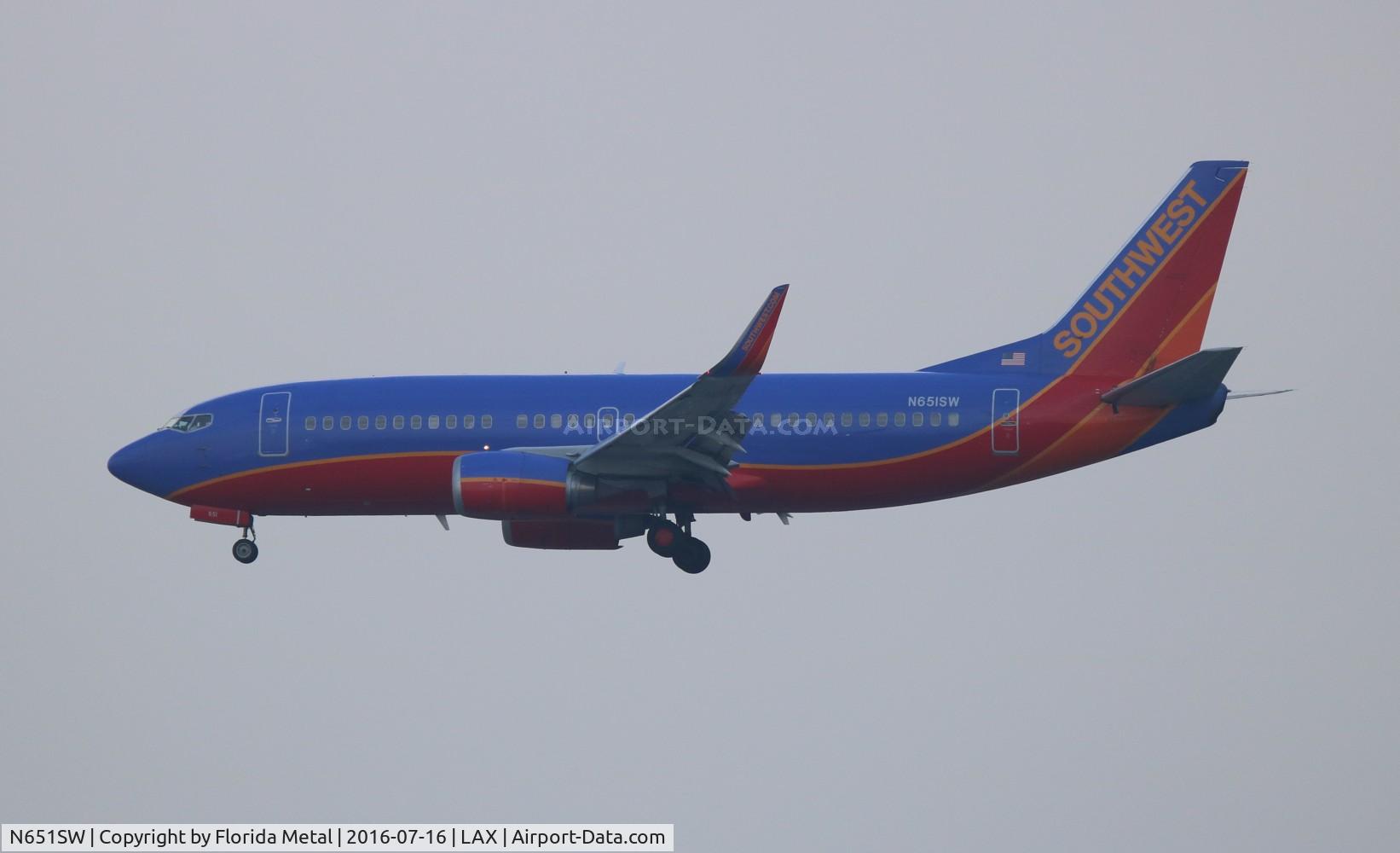 N651SW, 1997 Boeing 737-3H4 C/N 27721, Southwest